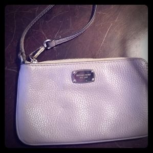 Michael Kors light purple wristlet